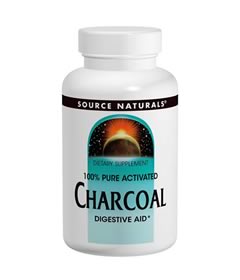 Charcoal 260 mg, Source Naturals (200 Capsules)