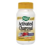 Activated Charcoal 280 mg, Nature's Way (100 Capsules)